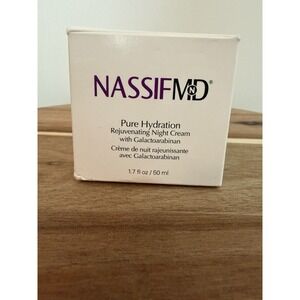 Nassif MD Pure Hydration Rejuvenating Night Cream With Galactoarabinan New NIB